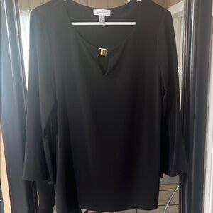 Calvin Klein Black Relaxed Blouse